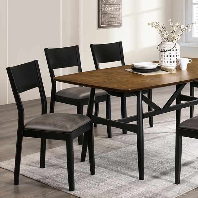  Furniture of America Oberwil CM3548A-T Dining Table IMAGE 1