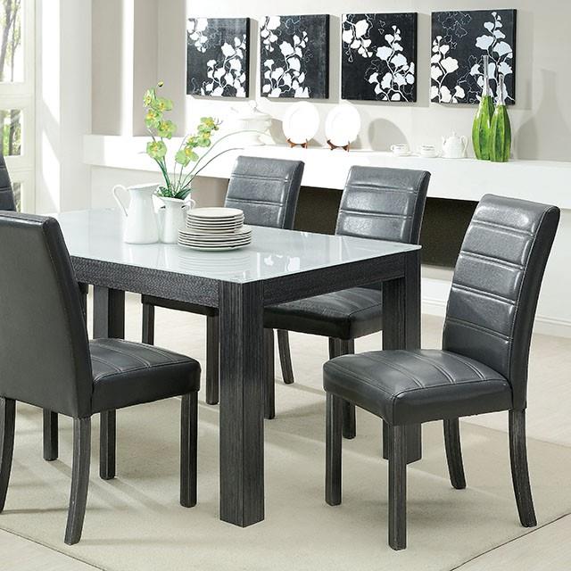  Furniture of America Elise CM3553GY-T-TABLE Dining Table IMAGE 1