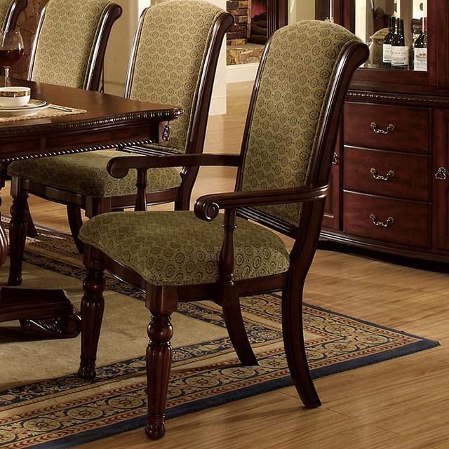  Furniture of America Majesta CM3561AC-2PK Arm Chair (2/Box) IMAGE 1