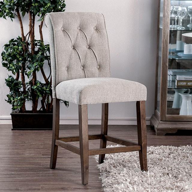  Furniture of America Sania CM3564A-PC-2PK Counter Ht. Chair (2/Ctn) IMAGE 2