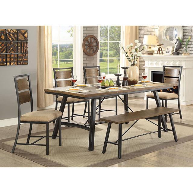  Furniture of America Marybeth CM3572T Dining Table IMAGE 1
