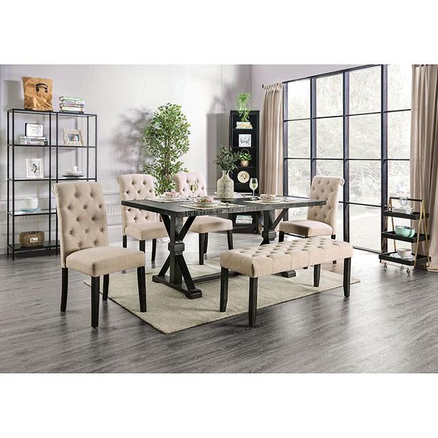  Furniture of America Alfred CM3735T Dining Table IMAGE 1