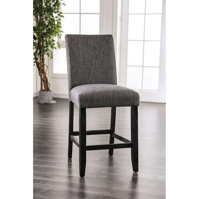  Furniture of America Brule CM3736GY-PC-2PK Counter Ht. Side Chair (2/Ctn) IMAGE 1