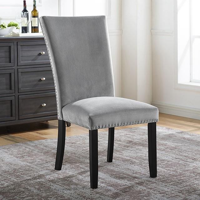  Furniture of America Kian CM3744GY-SC-2PK Side Chair (2/Ctn) IMAGE 1