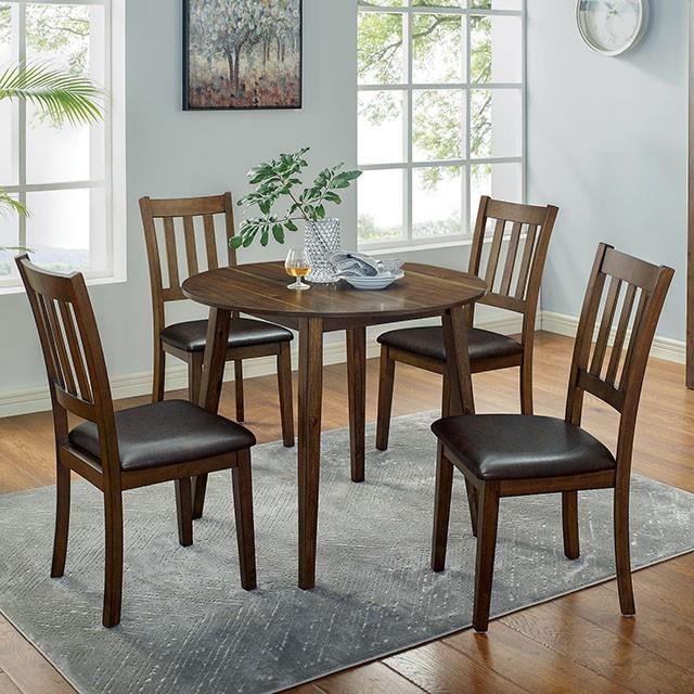  Furniture of America Blackwood CM3771RT-5PK 5 Pc. Round Table Set IMAGE 1