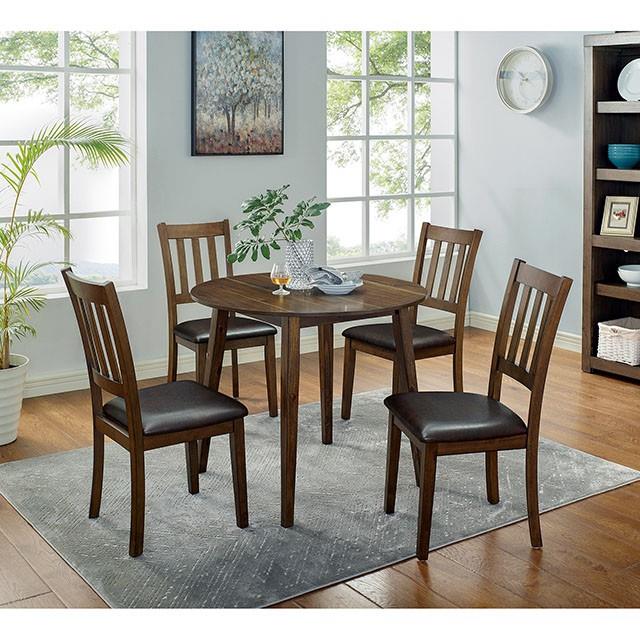  Furniture of America Blackwood CM3771RT-5PK 5 Pc. Round Table Set IMAGE 1