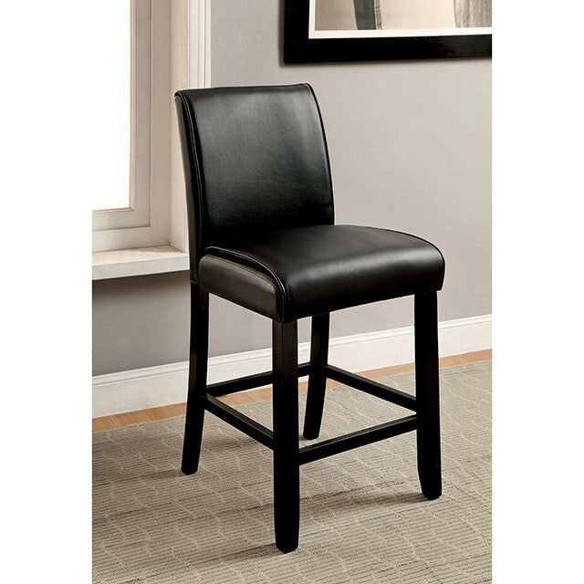  Furniture of America Gladstone CM3823BK-PC-2PK Counter Ht. Chair (2/Box) IMAGE 1