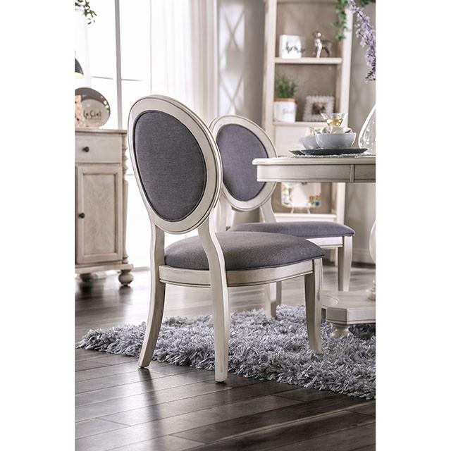  Furniture of America Kathryn CM3872WH-SC-2PK Side Chair (2/Ctn) IMAGE 3