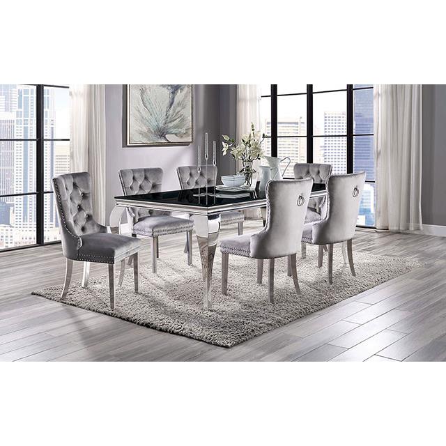  Furniture of America Neuveville CM3903BK-T-TABLE Dining Table IMAGE 1