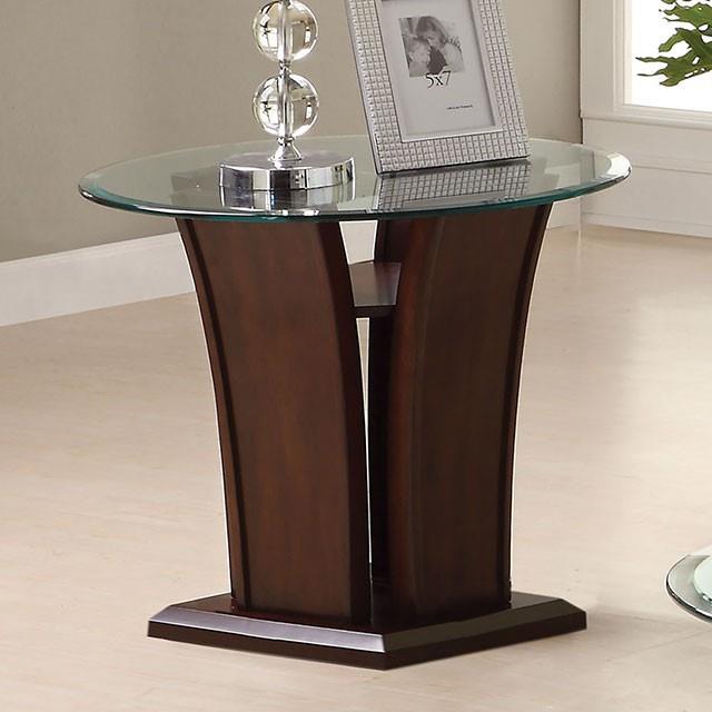  Furniture of America Manhattan CM4104E-PK End Table IMAGE 1