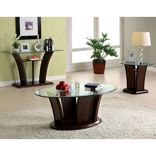  Furniture of America Manhattan CM4104S-PK Sofa Table IMAGE 2