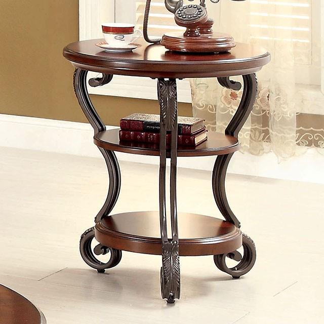  Furniture of America May CM4326T Side Table IMAGE 2