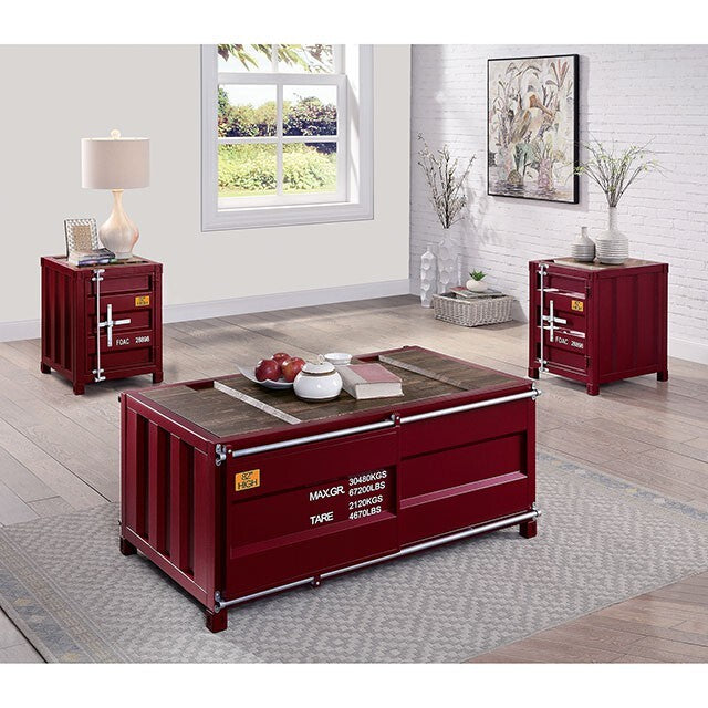  Furniture of America Dicargo CM4789RD-E End Table IMAGE 1