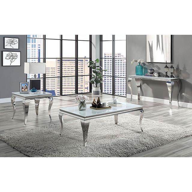  Furniture of America Wetzikon CM4903WH-E-TABLE End Table IMAGE 2