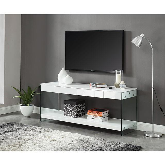  Furniture of America Sabugal CM5206WH-TV-70 70" TV Stand IMAGE 1