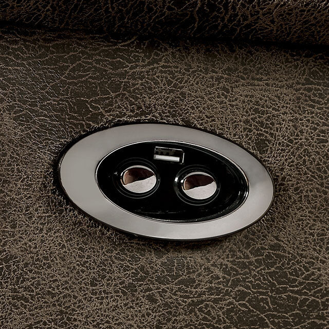  Furniture of America Tredegar CM6083-LV-PM Power Loveseat IMAGE 3