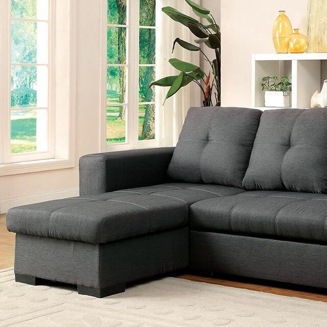  Furniture of America Denton CM6149GY-SET-VN Sectional IMAGE 1