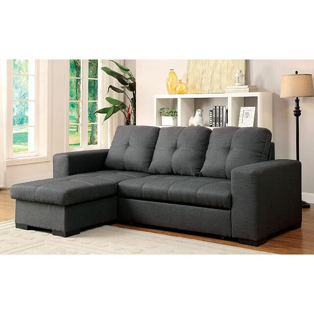  Furniture of America Denton CM6149GY-SET-VN Sectional IMAGE 2