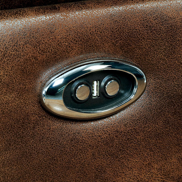  Furniture of America Chantoise CM6228BR-CH Power Recliner IMAGE 3