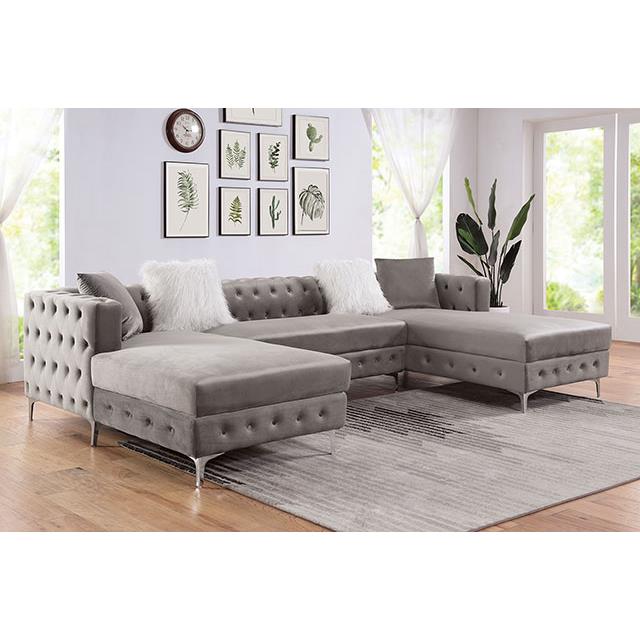  Furniture of America Ciabattoni CM6256GY-SECT Sectional IMAGE 3
