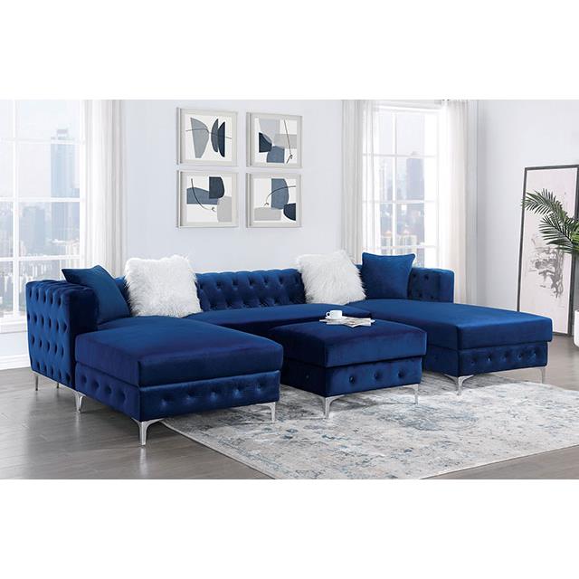  Furniture of America Ciabattoni CM6256NV-SECT Sectional IMAGE 2