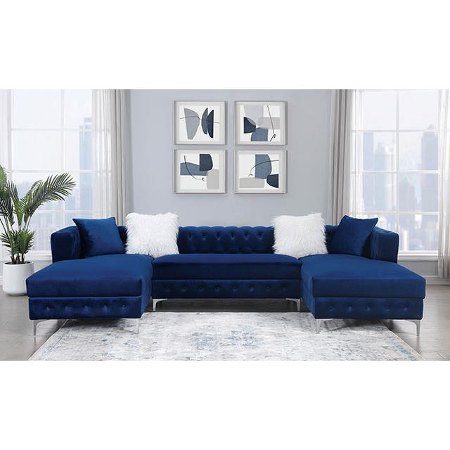  Furniture of America Ciabattoni CM6256NV-SECT Sectional IMAGE 3