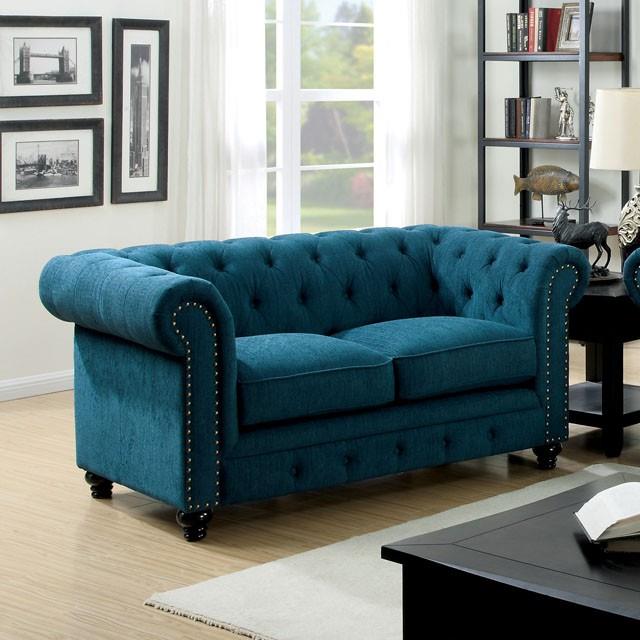  Furniture of America Stanford CM6269TL-LV-VN Love Seat IMAGE 1