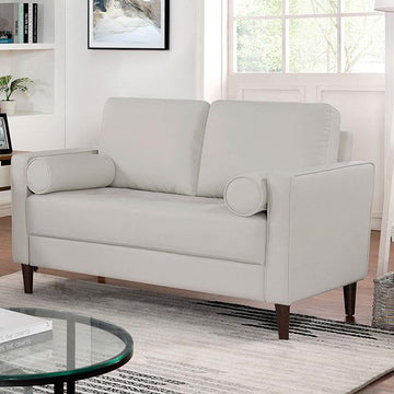  Furniture of America Horgen CM6452WH-LV Loveseat IMAGE 1
