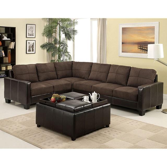  Furniture of America Lavena CM6453DK-PK Sectional IMAGE 2