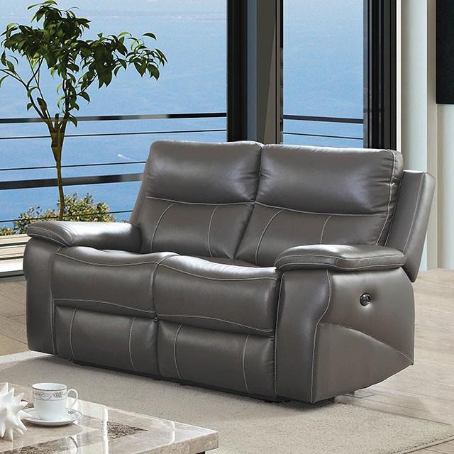  Furniture of America Lila CM6540-LV-PM Power-Assist Love Seat IMAGE 6