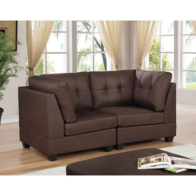  Furniture of America Pencoed CM6957BR-LV-PK Loveseat IMAGE 2