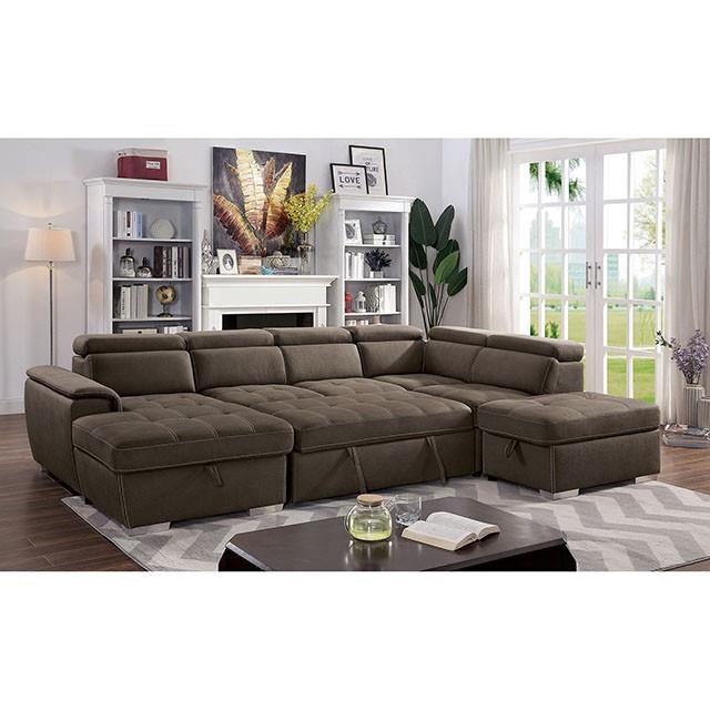  Furniture of America Hugo CM6963-SECT Sectional IMAGE 3