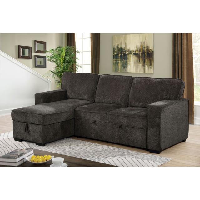  Furniture of America Ines CM6964DG-SECT Sectional IMAGE 1