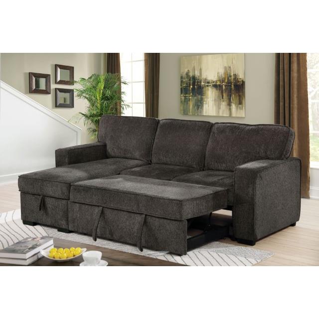  Furniture of America Ines CM6964DG-SECT Sectional IMAGE 3