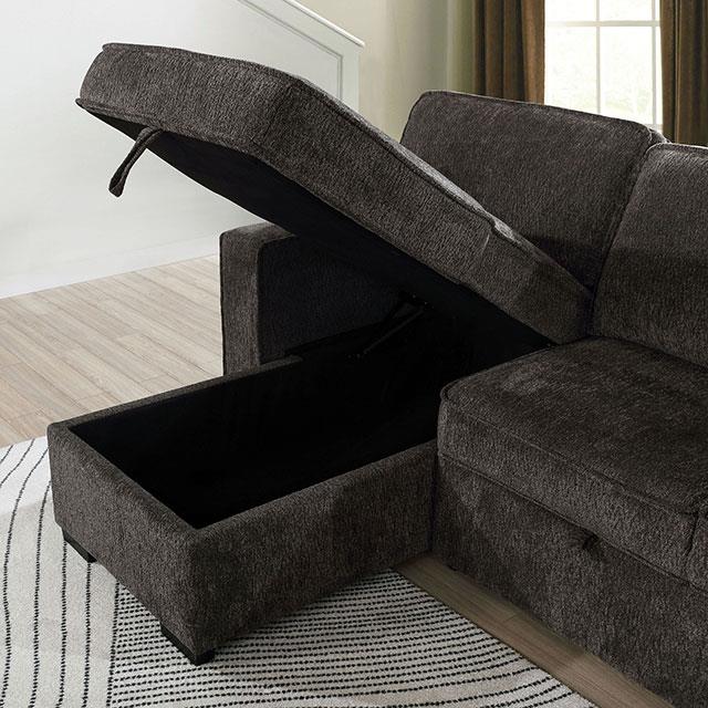  Furniture of America Ines CM6964DG-SECT Sectional IMAGE 4