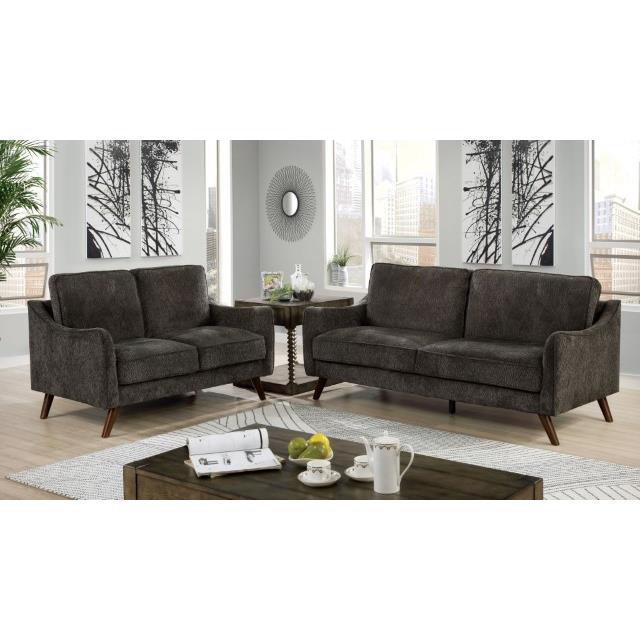  Furniture of America Maxime CM6971DG-LV Loveseat IMAGE 2