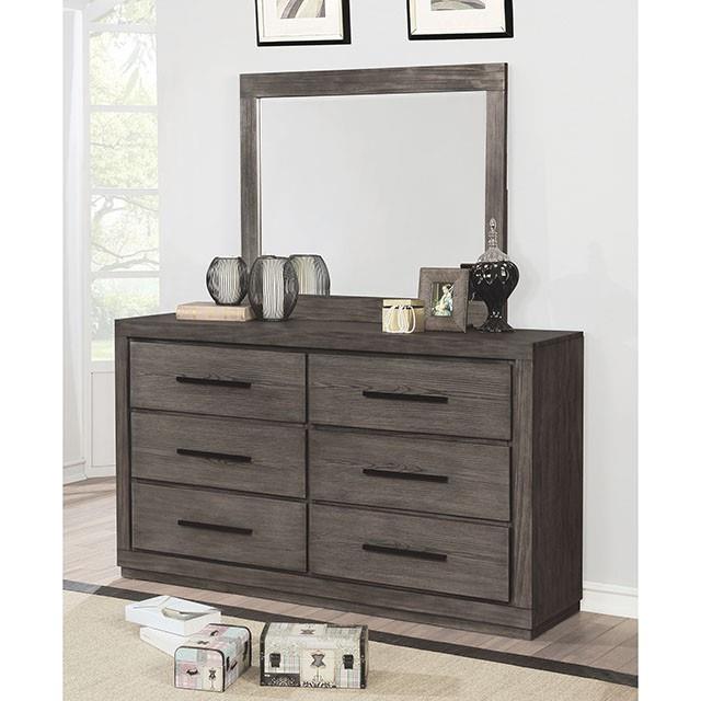  Furniture of America Oakburn CM7047GY-M Mirror IMAGE 2