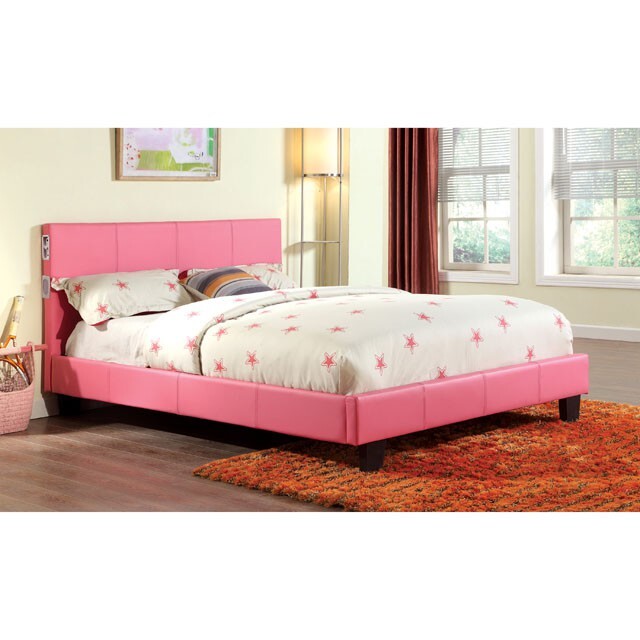  Color_Pink  Size_King  -- Evans CM7099PK-EK-BED E.King Bed IMAGE 1