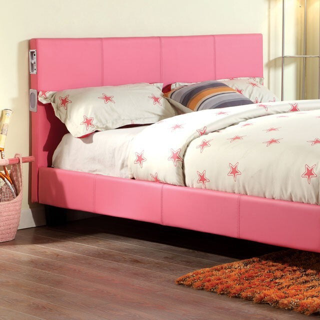  Color_Pink  Size_King  -- Evans CM7099PK-EK-BED E.King Bed IMAGE 4
