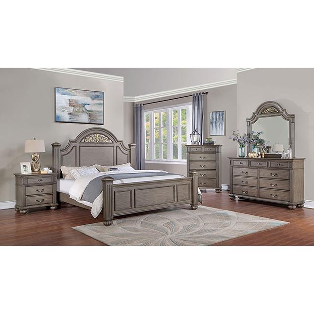  Furniture of America Syracuse CM7129GY-C Chest IMAGE 2