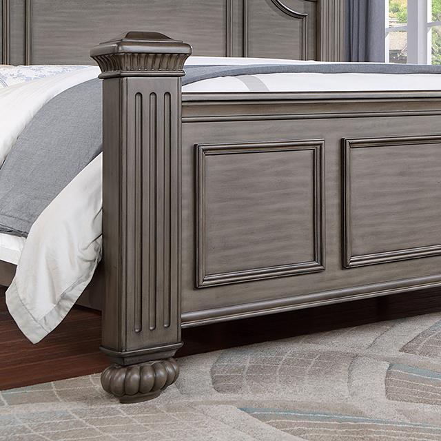  Color_Grey  Size_Queen  -- Syracuse CM7129GY-Q-BED Queen Bed IMAGE 4