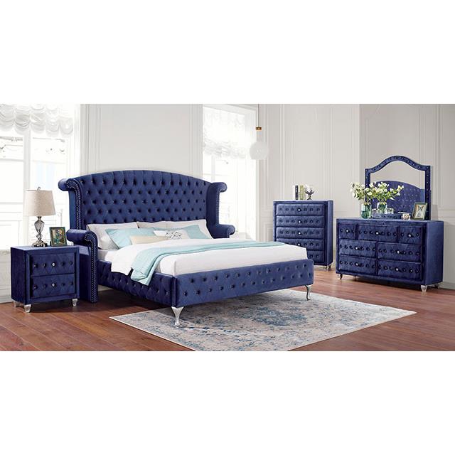  Furniture of America Alzir CM7150BL-Q-BED Queen Bed IMAGE 1