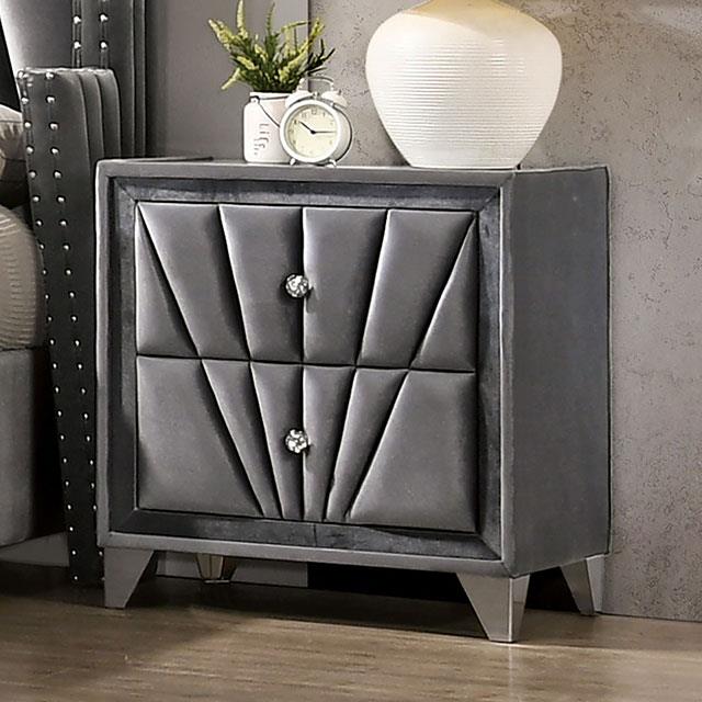  Furniture of America Carissa CM7164N Night Stand IMAGE 1