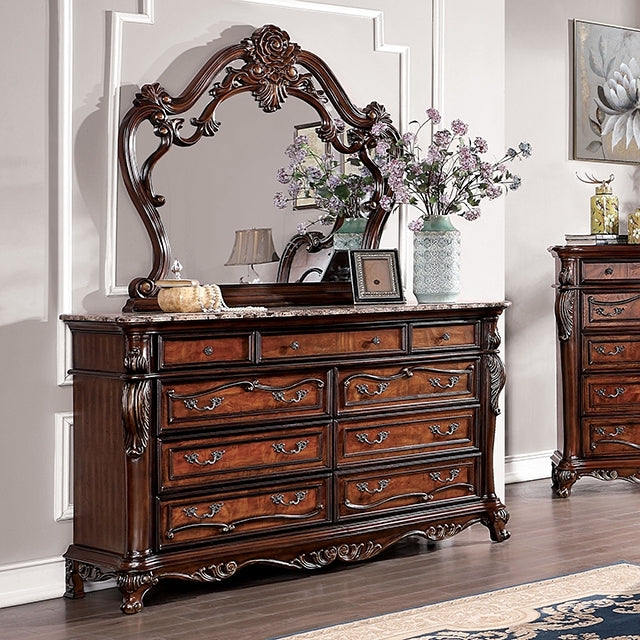  Furniture of America Rosewood 9-Drawer Dresser CM7183D IMAGE 1