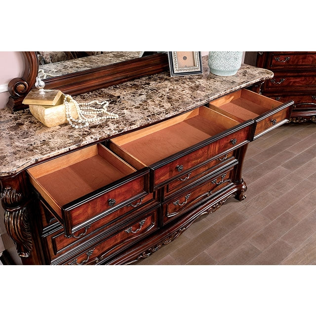  Furniture of America Rosewood 9-Drawer Dresser CM7183D IMAGE 3