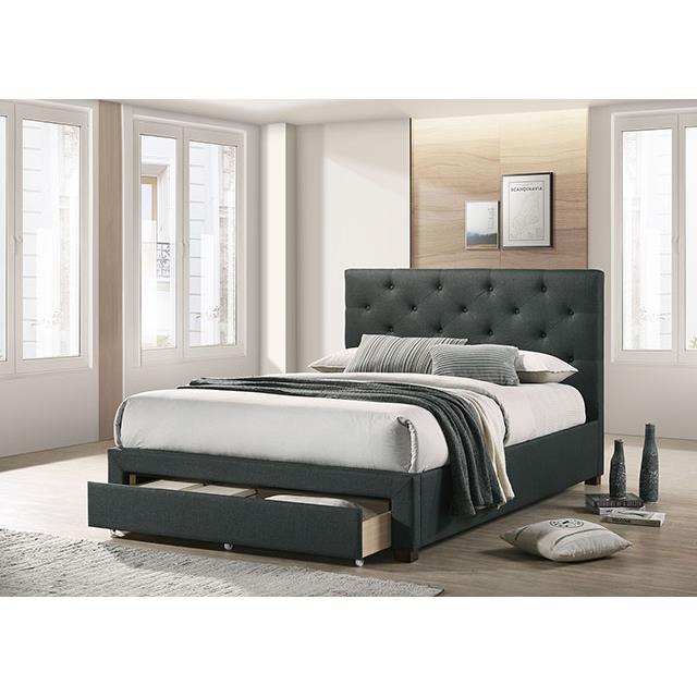  Color_Dark Grey  Size_King  -- Sybella CM7218DG-EK-BED E.King Bed IMAGE 2