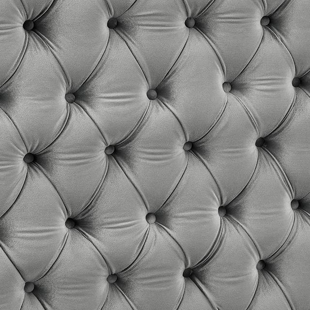  Color_Grey  Size_Queen  -- Stefania CM7227GY-Q-BED Queen Bed IMAGE 4