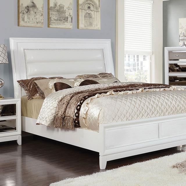  Color_White  Size_Queen  -- Golva CM7295WH-Q-BED Queen Bed IMAGE 4