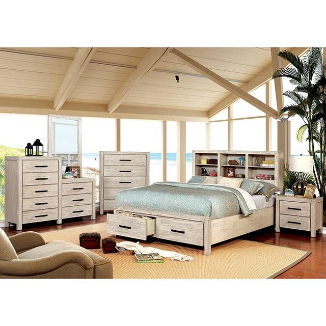  Furniture of America Strasburg CM7382WH-CM 8-Drawer Dresser Mirror IMAGE 1