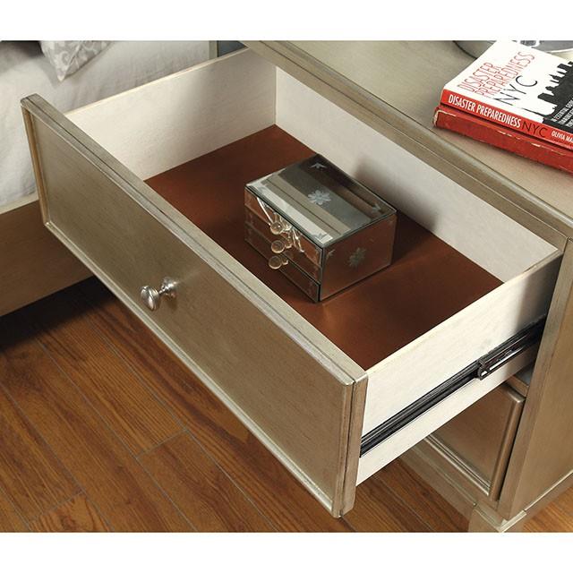  Size_California King  -- Furniture of America Enid Panel Bed IMAGE 5